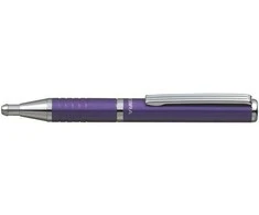 Ballpoint pen "SL-F1", metallic violetinė, 0,24 mm, telescopic, ZEBRA 23478