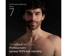 Braun 11in1 priežiūros rinkinys | Viskas viename, 7 serija, AIO7540 | Belaidis | Ilgio pakopų skaičius: 14 | Juodas/Mėlyna