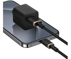 Baseus Dura USB Type A iki Type C 60 W greito įkrovimo laidas 2 m Juodas, Gold