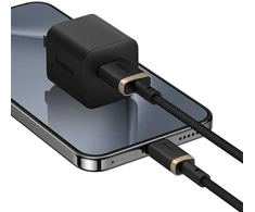 Baseus Dura USB Type A iki Type C 60 W greito įkrovimo laidas 2 m Juodas, Gold