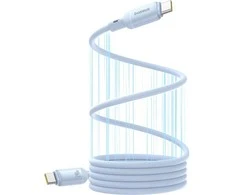 Kabelis USB Baseus USB-C - USB-C 1 m Mėlyna (P10376800311-00)