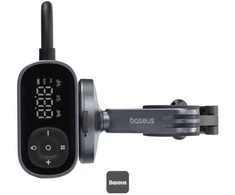 Baseus Pompka rowerowa elektrinė su wyświetlaczem 1500mAh 150 psi 45W - juoda