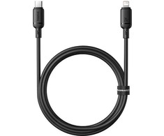 Kabelis USB Baseus USB-C - Lightning 1 m Juodas (P10377700113-00)