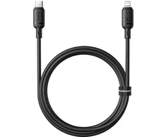 Kabelis USB Baseus USB-C - Lightning 1 m Juodas (P10377700113-00)