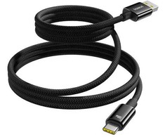 Baseus Tungsten USB/USB-C magnetinis įkrovimo laidas 1m 100W Juodas