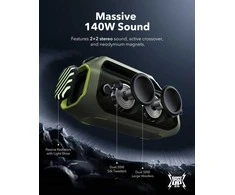 Bluetooth garsiakalbis Anker soundcore Boom 2 Plus žalias