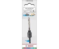BOSCH Adapteris and centering drill bit for punch, hex shank 1/4", 14-30 × 44 mm (2.608.594.622)