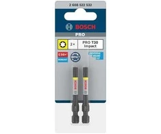 Bosch PRO Torx Impact antgalis T30, 55 mm, 2 vnt.
