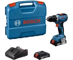 Bosch GSR 18V-65, 2x2.0Ah, GAL 18V-20, L-Case