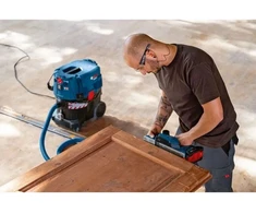 Bosch Akku-Falzhobel GHO 18V-26 Professional be akumuliatoriaus ir kroviklio, 18Volt (blau/juodas, be Akku und Ladegerät)