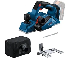 Bosch Akku-Falzhobel GHO 18V-26 Professional be akumuliatoriaus ir kroviklio, 18Volt (blau/juodas, be Akku und Ladegerät)