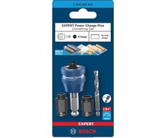 BOSCH EXPERT „Power Change Plus“ konvertavimo rinkinys, šešiakampis kotas 11 mm, HSS-G, 7,15 x 45 x 85 mm, 2 adapterio veržlės (2.608.902.039)