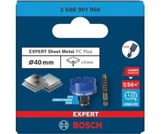 Bosch Karbido pjovimo karūna Sheet Metal PC Plus 40mm