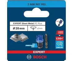 Bosch Karbido pjovimo karūna Sheet Metal PC Plus 20mm