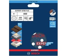Bosch Fol. šlif. diskas O780,6 EXPERT, 125 mm, G400