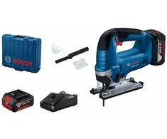 Akumuliatorinis siaurapjūklis Bosch GST 185-LI; 18 V; 2x4,0 Ah akum.