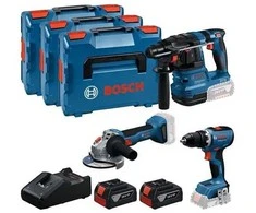 Bosch Rinkinys COMBI 18V GSR+GBH+GWS+2X5.0Ah+GAL