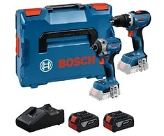 Akumuliatorinių įrankių rinkinys BOSCH GSR+GDR+GAL