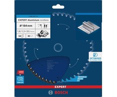 Bosch Expert for Aliuminio 184x20x1.8/1.3x54T