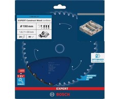 Bosch Expert Construct. Wood 190x30x1.6/1 24T