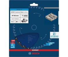 Bosch Expert Construct. Wood 165x20x1.6/1 24T