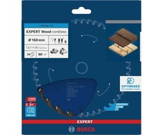 Bosch Expert for Wood 160x20x1.5/1x24T