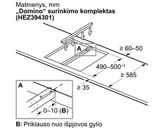 Indukcinė kaitlentė Bosch PXX375FB1E  30cm.