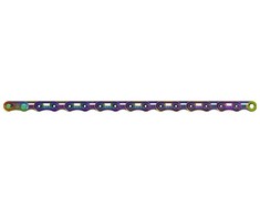 BPA Chain SRAM Raudonas E1 FLATTOP RAINBOW 114C with POWERLOCK 12S 1PC
