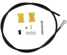Brake hose SHIMANO SM-BH59-SBL 1000 mm set for DiscBrakes, juodas