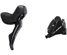Brake set SHIMANO 105 BR-R7070, lever 2x11 ST-R7020 front caliper BR-R7070 polymer+cooler set left