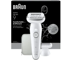 Braun Silk·épil 9 drėgno ir sauso skutimo epiliatorius | SES9-030 | sidabrinis