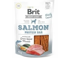 Brit Jerky Salmon Protein Bar skanėstas 80g