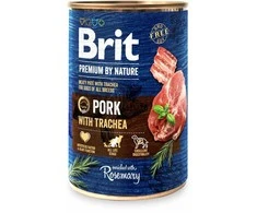 Drėgnas Šunų Maistas - BRIT Premium Kiauliena su Tracheja 400g