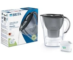 Vandens filtravimo ąsotis BRITA Marella Cool Graphite, 2,4 l + 1 vandens filtravimo filtras