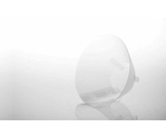 KRUUSE BUSTER Classic Dog Collar, 7.5 cm, Transparent, 10/pk