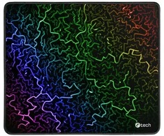 C-TECH žaidimų pelės kilimėlis ANTHEA ARC, spalvingas, skirtas žaidimams, 320x270x4mm, susiūti kraštai