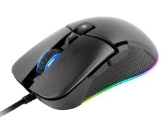 C-TECH žaidimų pelė Dawn, atsitiktiniai žaidimai, 6400 DPI, RGB apšvietimas, USB