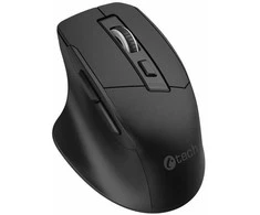 Pelė C-Tech pelė Ergo WLM-05, bezdrátowa, 1600DPI, 6 tlačítek, USB nano receiver, juoda