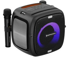 C-TECH repro Impressio Qubis, vakarėlis, 80W, 2x mikrofonas