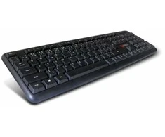 Klaviatūra C-Tech C-TECH klaviatūra KB-102 USB, slim, juodas, CZ/SK