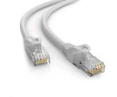 C-Tech C-TECH kabelis patchcord Cat6e, UTP, pilkas, 1m