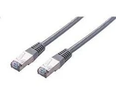 C-TECH kabelis patchcord Cat5e, FTP, pilkas, 15m