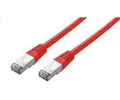 C-TECH kabelio pataisos laidas Cat5e, FTP, raudonas, 0,25 m