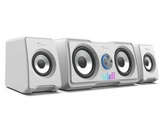 C-Tech kompiuterio kolonėlės C-TECH SPK-16, 2.2, RGB, baltos spalvos