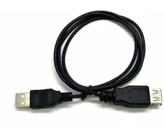 USB kabelis C-Tech USB-A - USB-A 1,8 m Juodas (BBB2A-18-B)