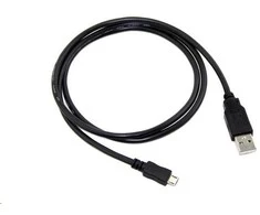 USB kabelis C-Tech USB-A - mikroUSB 1 m Juodas (BC- USB2M-10B)