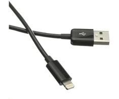 USB kabelis C-Tech USB-A - Žaibas 1 m Juodas (BB- APL- 10B)