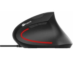 Pelė C-Tech C-TECH pelė VEM-09C vertikalus 6 przycisków juoda USB
