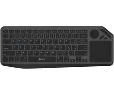 Klaviatūra C-TECH WLTK-02, dvigubas, jutiklinis skydelis