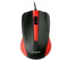 C-TECH pelė WM-01, raudona, USB